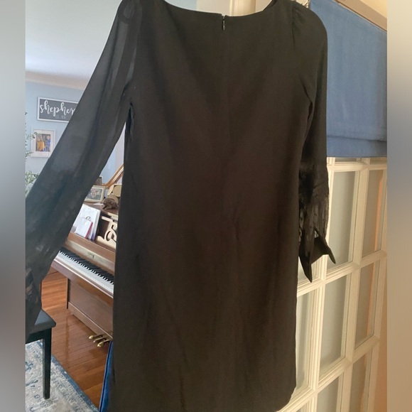 Ann Taylor Black Shift Dress size 2 - Picture 2 of 4